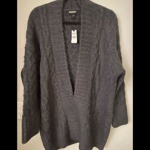 Express gray chunky cardigan size S